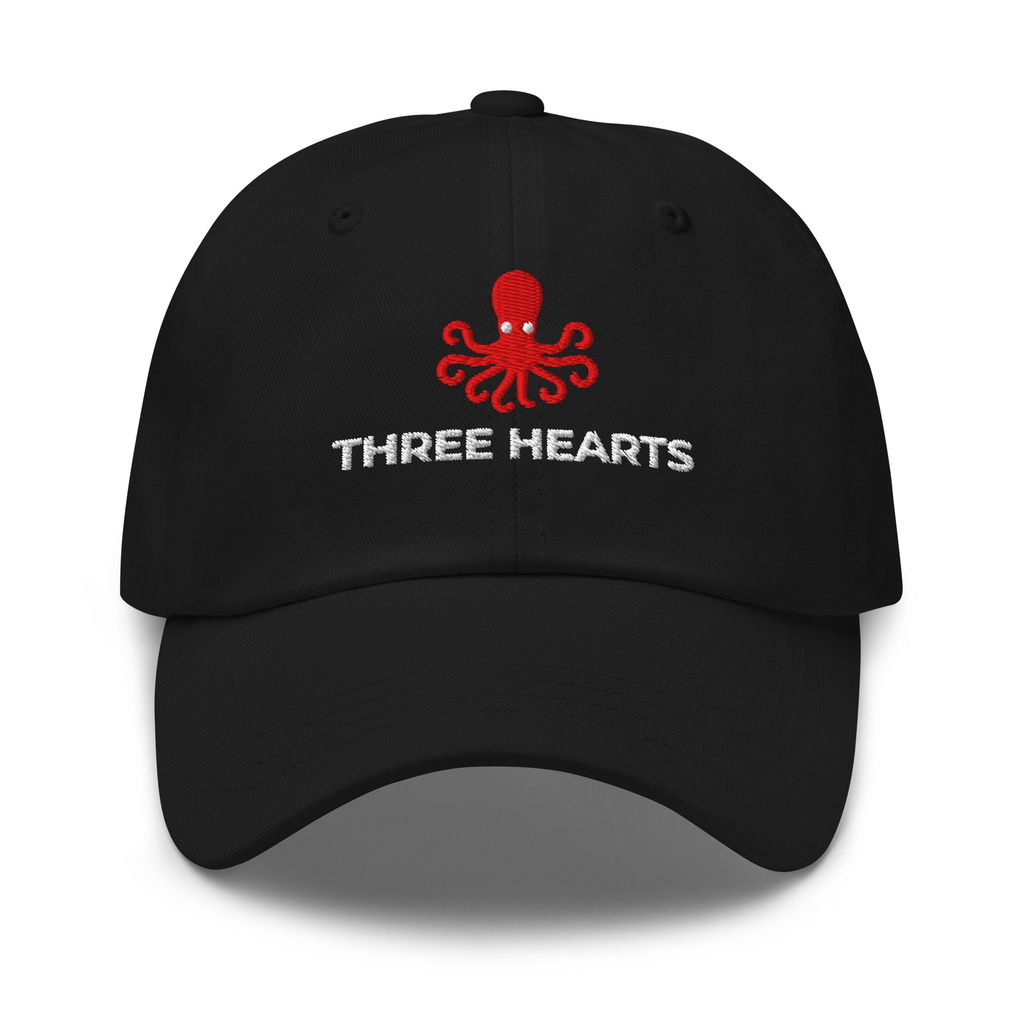 Black Octopus "Hearts" Cap