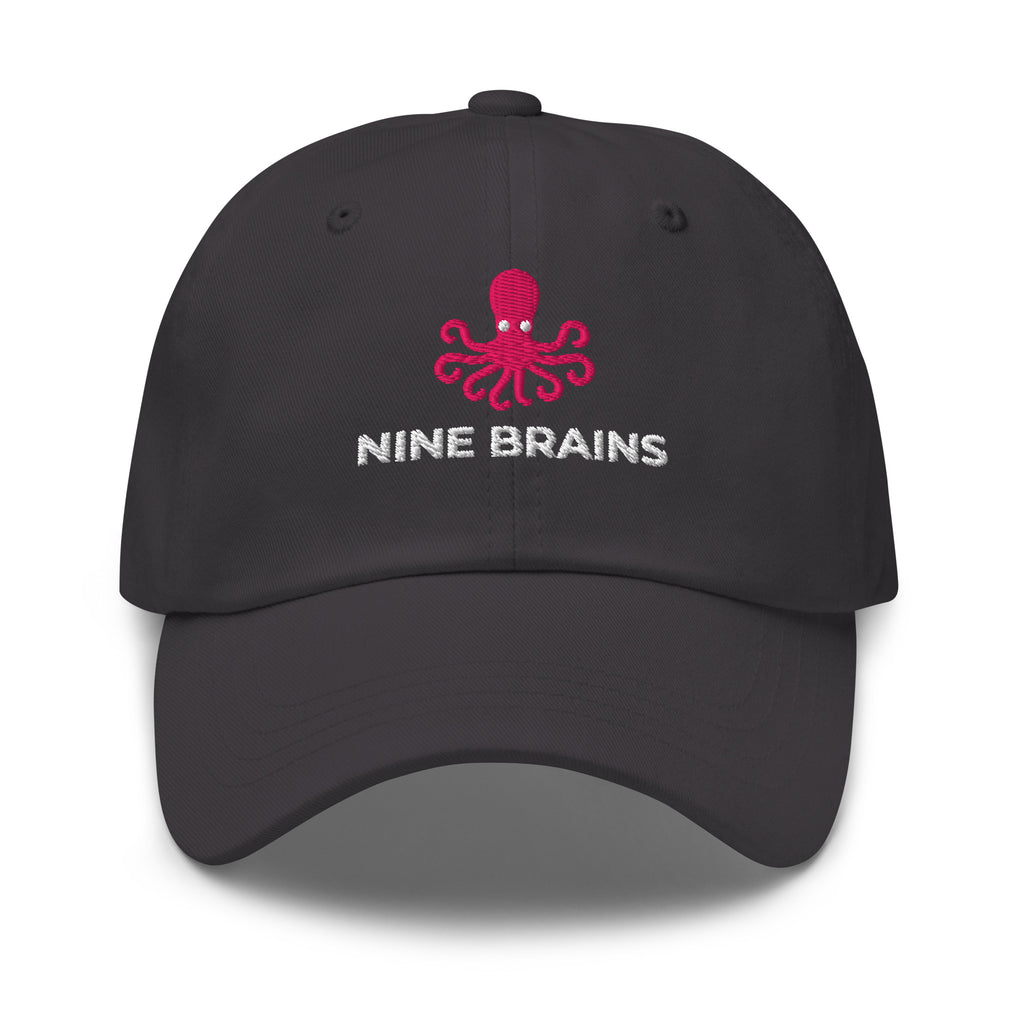Dark Grey Octopus "Brains" Cap