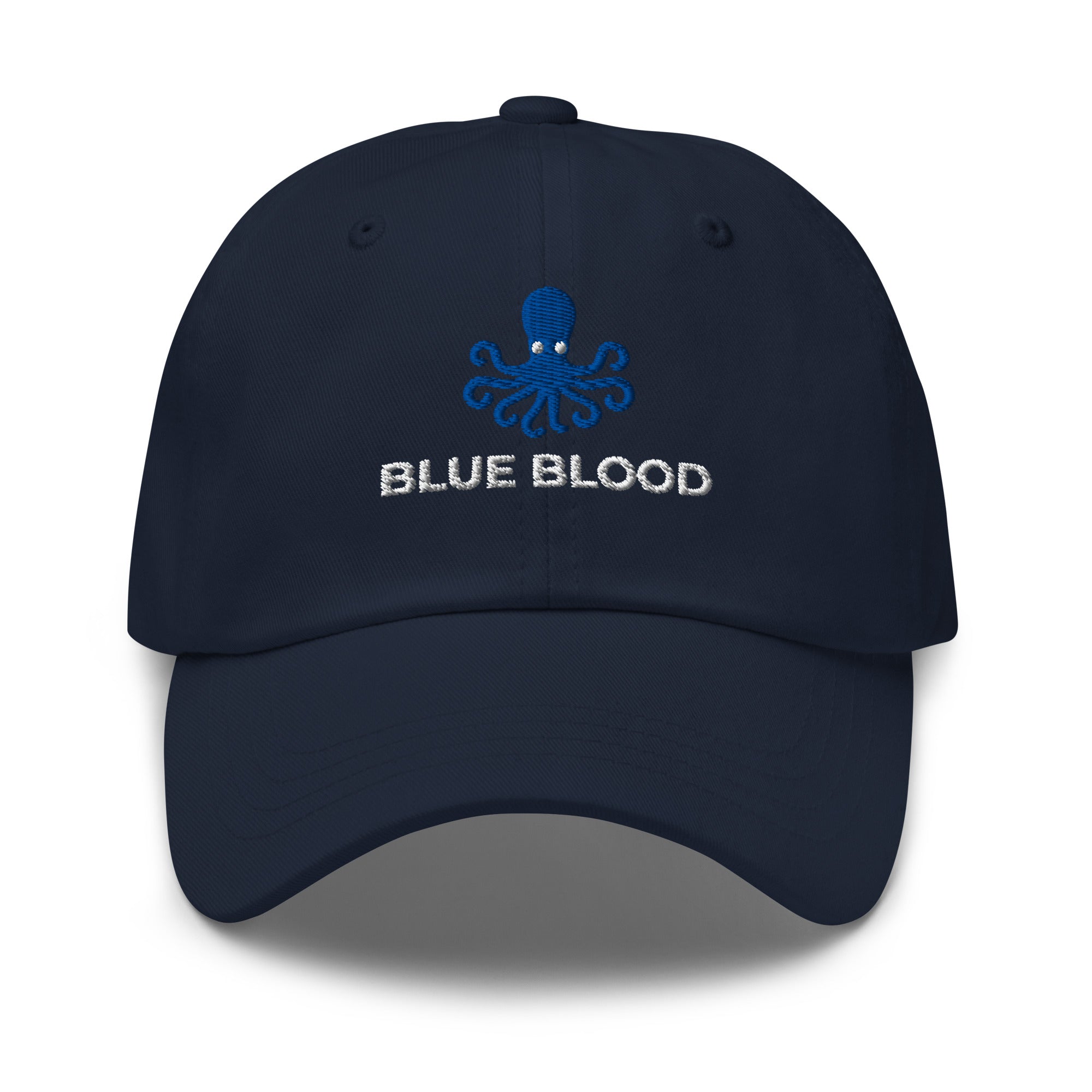 Navy Octopus "Blood" Cap