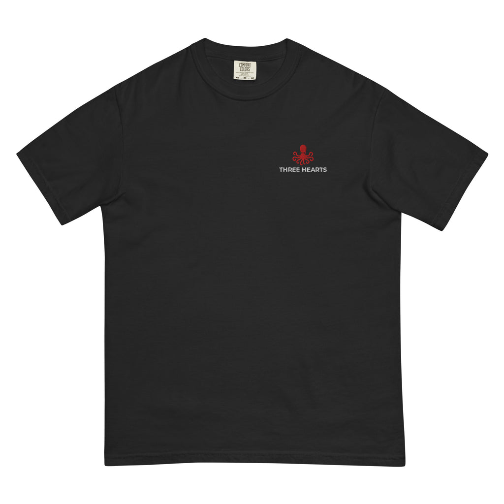 Black Octopus "Hearts" Heavyweight T-Shirt