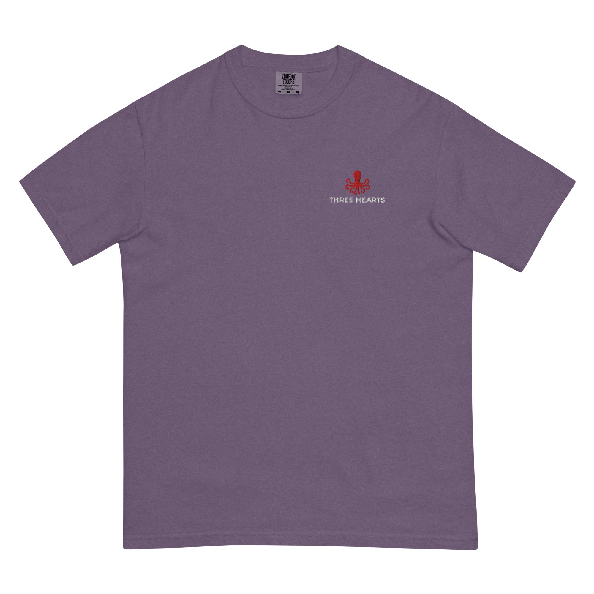 Grape Octopus "Hearts" Heavyweight T-Shirt